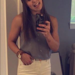 Women’s “Silk” Cropped Tank Top